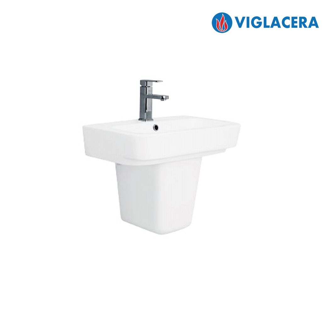 Lavabo sứ + chân chậu Viglacera CD50